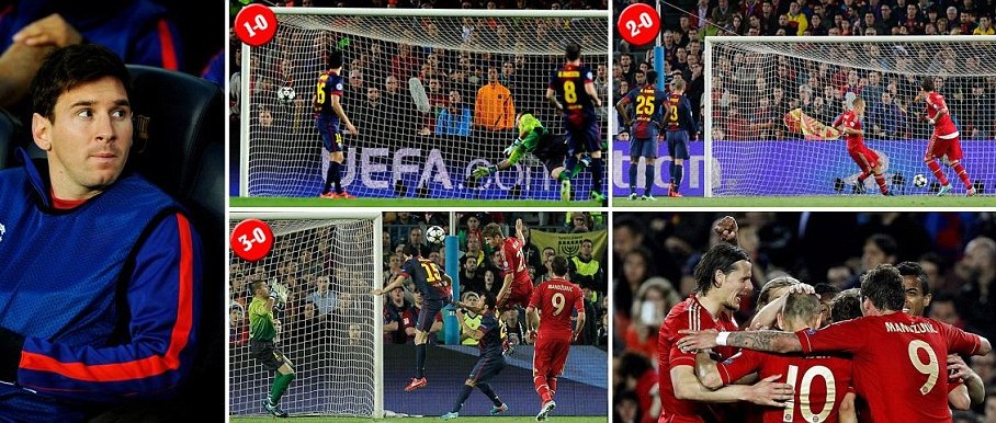 Barca `Ompong` Tanpa Striker 58 Gol, Bayern Menang Agregat 7-0